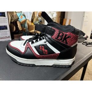 British Knights Kings SL Deluxe High Top  Mens Black/Red  Sneakers 11